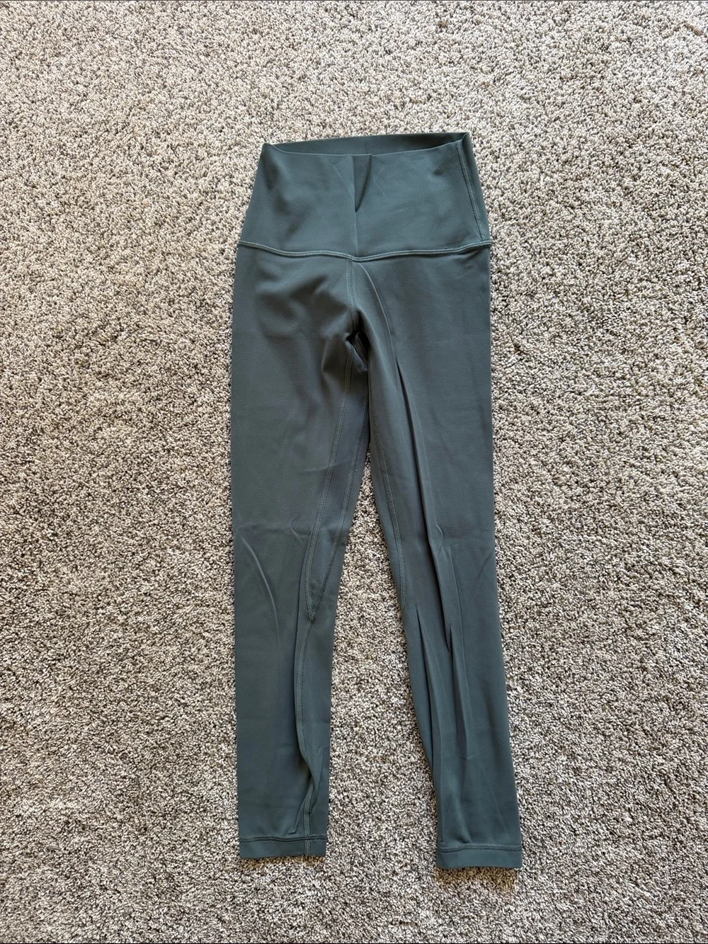 lululemon athletica Align II High-Rise Leggings - Teal Green (Dark Forest) 25” - Picture 3 of 6